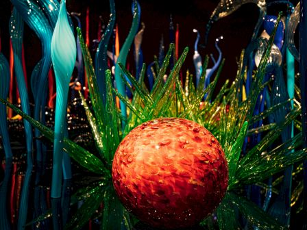 Chihuly Garden & Glass showcases David Chihuly's stunning exhibits at Seattle Center, just steps from our hotel near Seattle Center.